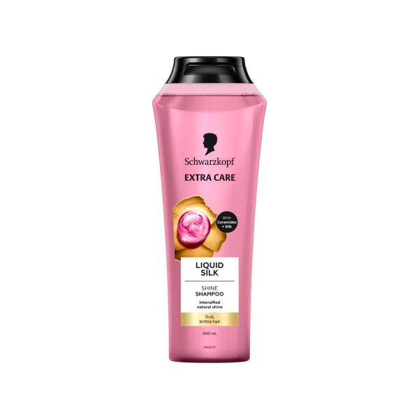 SCHWARZKOPF EXTRA CARE LIQUID SILK SMOOTHING SHAMPOO 400ML