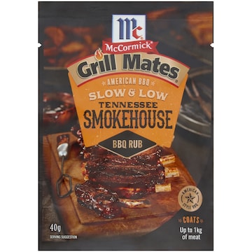 McCormick Grill Mates Tennessee Smokehouse American BBQ Rub 40g