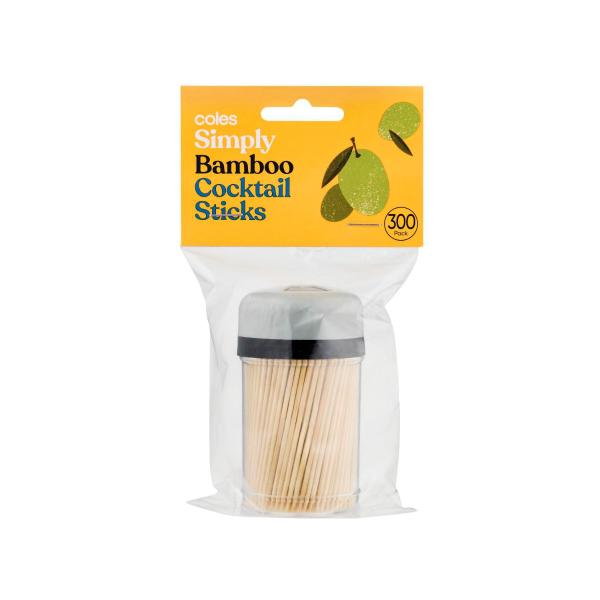 COLES BAMBOO COCKTAIL STICKS