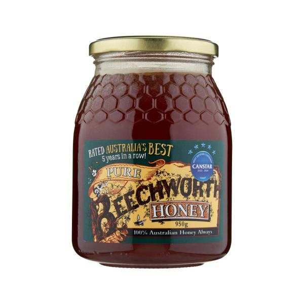 BEECHWORTH HONEY 100% PURE AUSTRALIAN HONEY JAR 950G