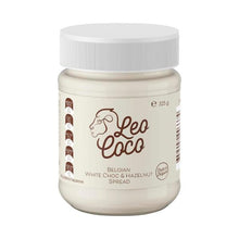 LEO COCO BELGIAN WHITE CHOCOLATE & HAZELNUT SPREAD 325G