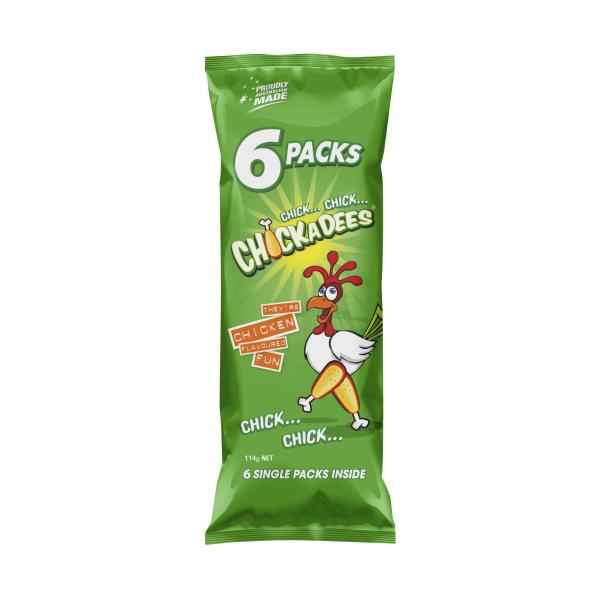 Chicken Chips Multipack Lunch Box School Snacks 6 Pack