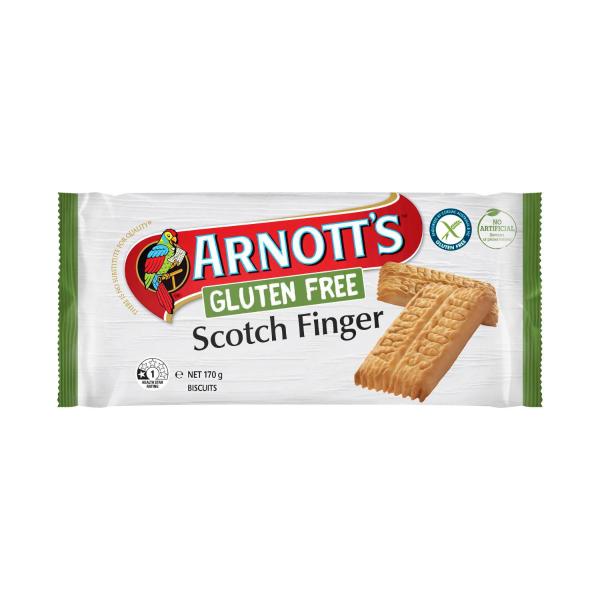 ARNOTTS GLUTEN FREE SCOTCH FINGER BISCUITS 170G