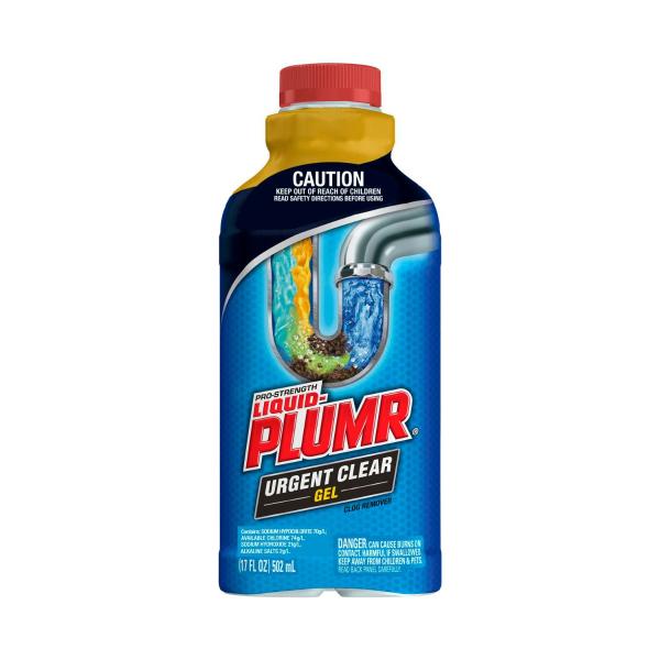 LIQUID PLUMR URGENT CLEAR 502ML