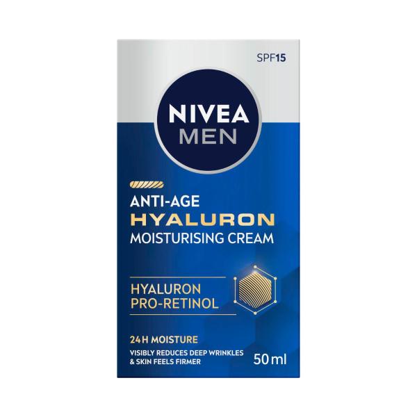 NIVEA MEN ANTI-AGE FACE MOISTURISING CREAM SPF15 50ML