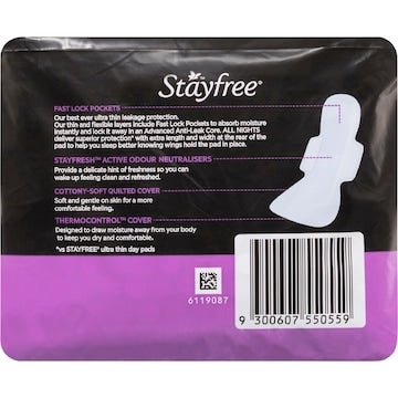 Stayfree Ultra Thin All Nights Pads With Wings 10 pack