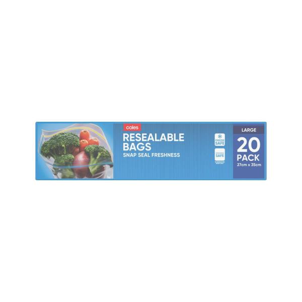 Large Resealable Storage Bags