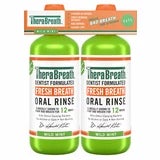 TheraBreath Mild Mint Mouthwash 2 x 1L