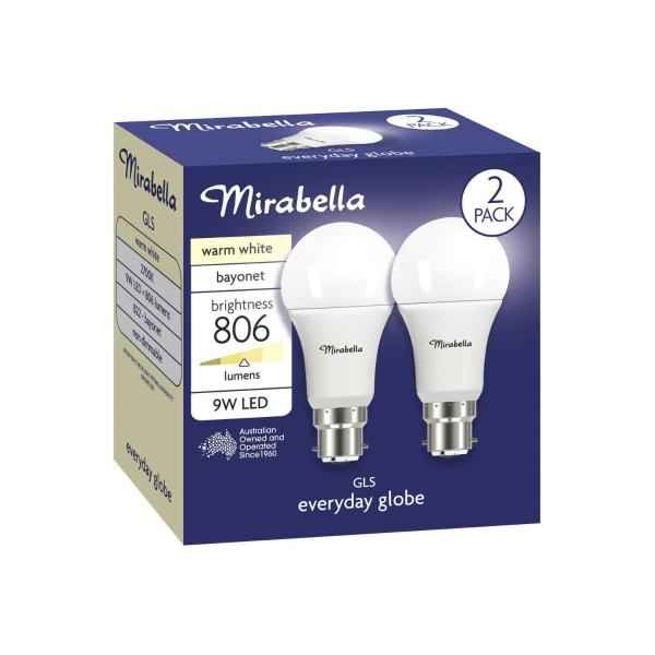 Led Gls BC 9W 806LUM 2700K Warm White