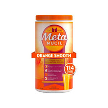 METAMUCIL POWDER 114 DOSE DAILY FIBRE SUPPLEMENT SMOOTH ORANGE 673G