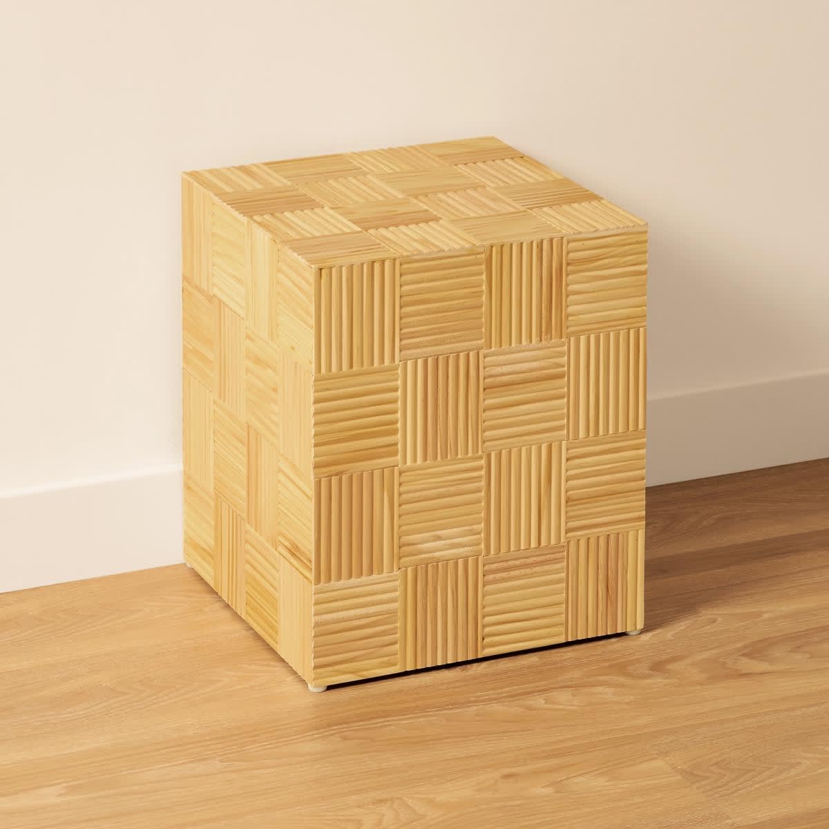 Check Cube Side Table