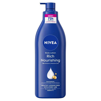 Nivea Rich Nourishing Body Lotion 400ml -  Almond Oil & Vitamin E