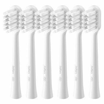 Laifen Gum Care Universal Brush Head 6 Pack White