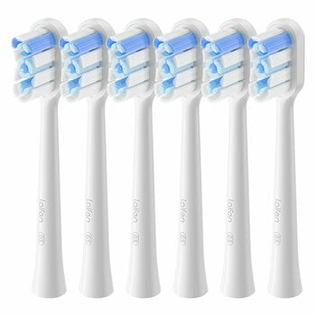 Laifen Super Clean Universal Brush Head 6 Pack Blue