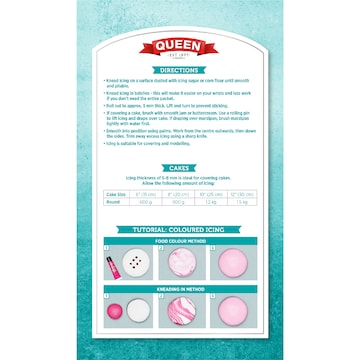 Queen Ready To Roll Icing White 1kg