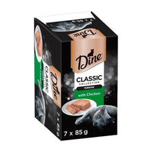 DINE CAT FOOD MULTIPACK CLASSIC TERRINE WITH CHICKEN 7X85GRAM