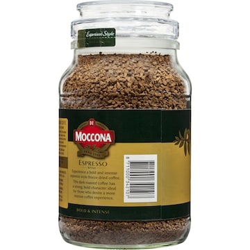 Moccona Freeze Dried Instant Coffee Espresso Style Bold & Intense 400g