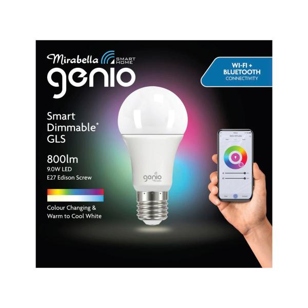 MIRABELLA GENIO GLS WIFI ES 9W 800LUM 2700K-6500K