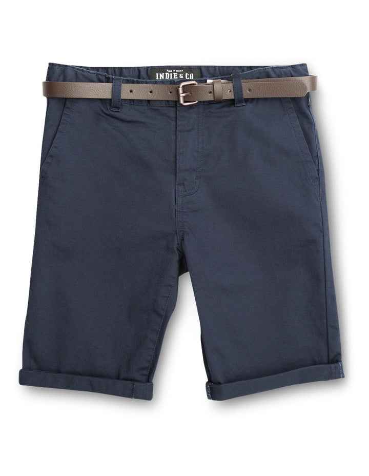 Cuba Chino Short (8-16 years) in Navy
