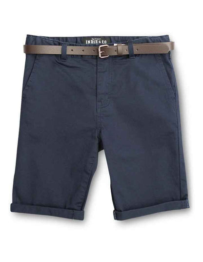 Cuba Chino Short (8-16 years) in Navy