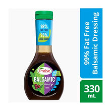PRAISE DRESSING BALSAMIC 99% FAT FREE 25% LESS SUGAR 330ML