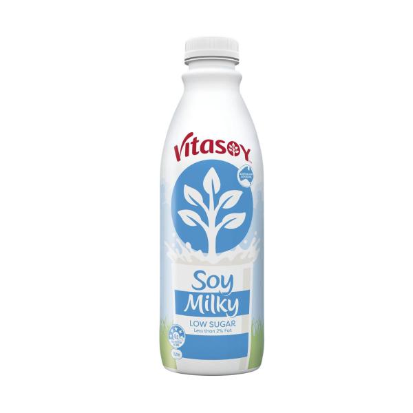 VITASOY SOY MILKY LOW SUGAR 2% FAT 1L