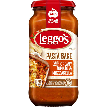 Leggo's Creamy Tomato & Mozzarella Pasta Bake Sauce 500g