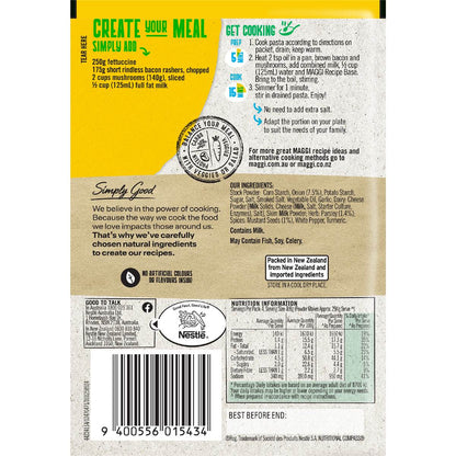 Maggi Dry Recipe Bases Creamy Carbonara 35g