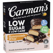 Carman's Low Sugar Low Carb Bar Honeycomb Whip 160g