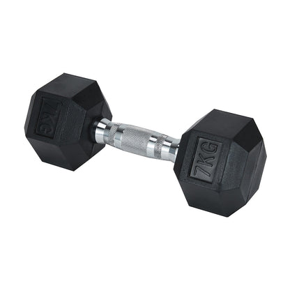 7kg Hexagonal Dumbbells
