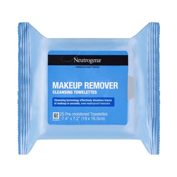 NEUTROGENA MAKEUP REMOVER CLEANSING WIPES 25PACK