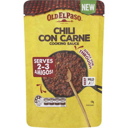 Old El Paso Chilli Con Carne Mild Cooking Sauce 170g