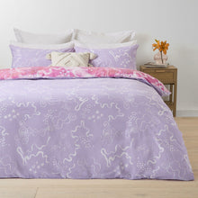 Rachael Sarra Flourish Cotton Rich Reversible Quilt Cover Set - King Bed
