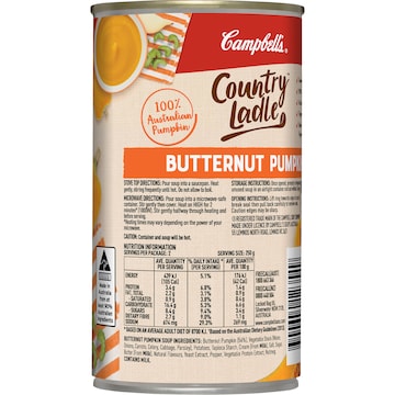 Campbell's Country Ladle Soup Butternut Pumpkin 505g