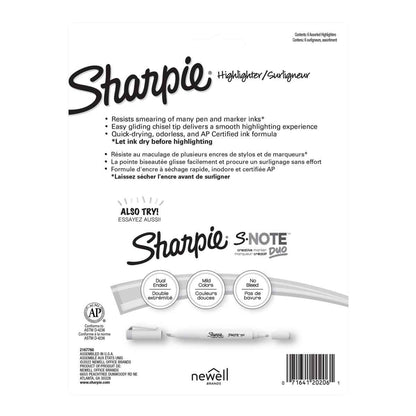 6 Pack Sharpie Highlighters - Pastel