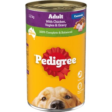 Pedigree Casserole With Chicken & Gravy Wet Dog Food Can 1.2kg