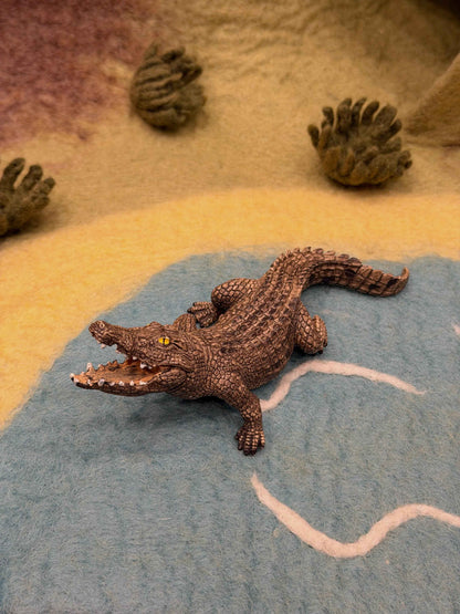Schleich Crocodile Figurine Woodland Collection Animal Figurines 3yrs+