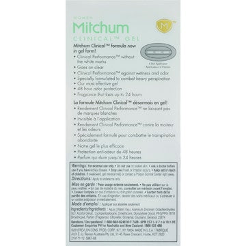 Mitchum Clinical Gel 48H Powder Fresh Antiperspirant & Deodorant 57g