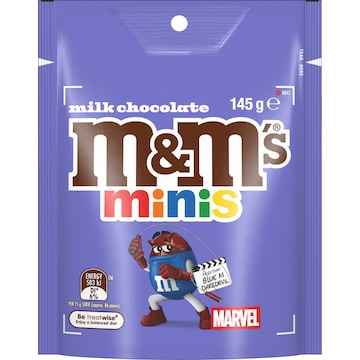M&M's Minis Milk Chocolate Snack & Share Bag 145g