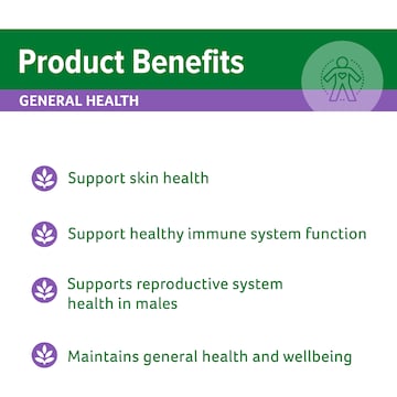 Cenovis Zinc Plus Tablets For General Wellbeing + Skin Health 150 pack
