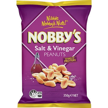 Nobby's Peanuts Salt & Vinegar 350g