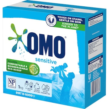 OMO Sensitive Laundry Powder Detergent 1kg