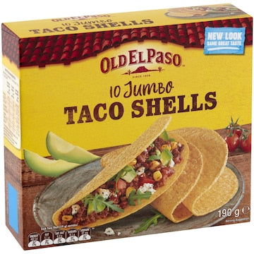 Old El Paso Jumbo Taco Shells 10 pack