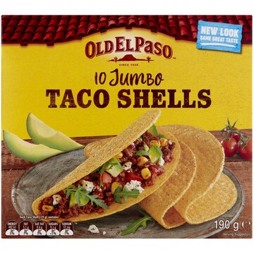 Old El Paso Jumbo Taco Shells 10 pack