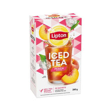LIPTON PEACH ICED TEA SACHETS 20 PACK