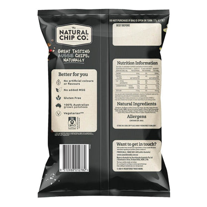 The Natural Chip Co Sea Salt & Cracked Pepper 175g