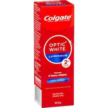 Colgate Optic White Teeth Whitening Toothpaste High Impact 85g