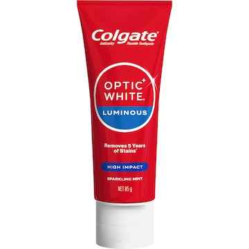 Colgate Optic White Teeth Whitening Toothpaste High Impact 85g