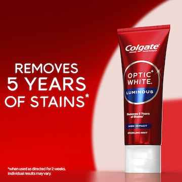 Colgate Optic White Teeth Whitening Toothpaste High Impact 85g