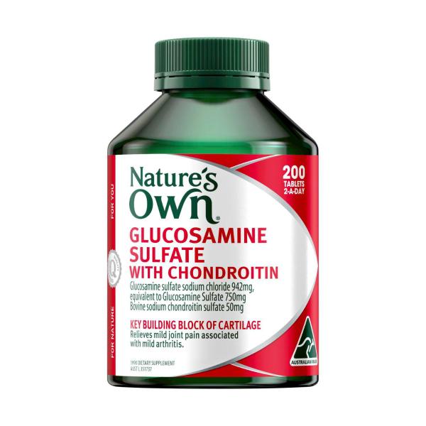 NATURE'S OWN GLUCOSAMINE W CHONDROITIN 200PK